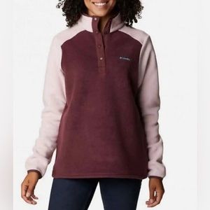 Pink Columbia Mount Cannon Button Fleece